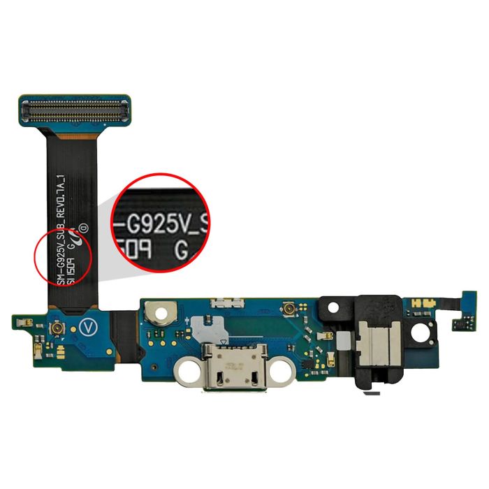 Ladebuchse Flexkabel für Samsung Galaxy S6 Rand (G925V) (Verizon)