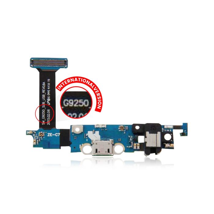 Ladebuchse Flexkabel für Samsung Galaxy S6 Rand G9250 (Internationale Version)
