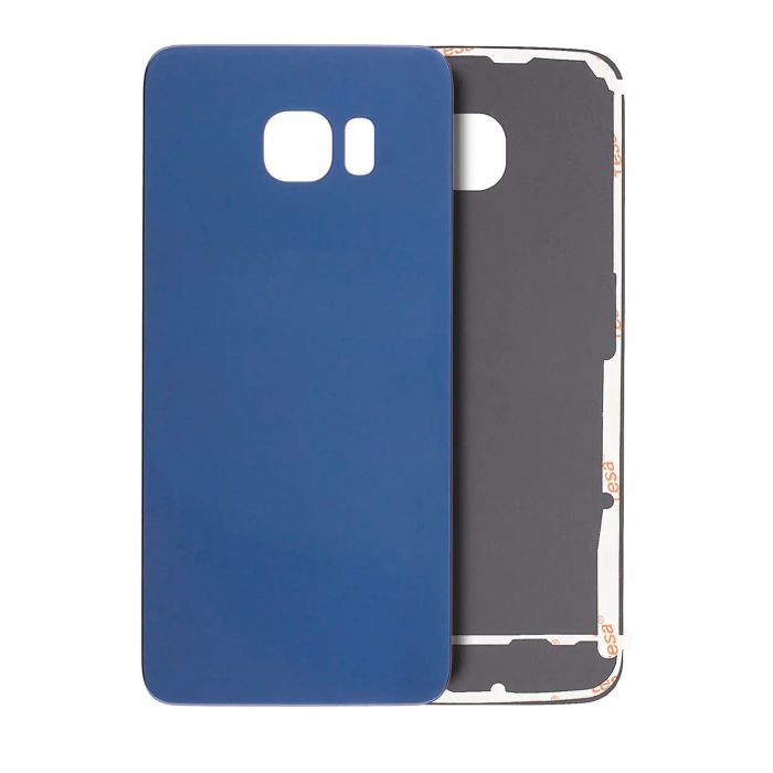 Rückglas für Galaxy S6 Rand (ohne Logo) (Aftermarket Plus) (Black Sapphire)