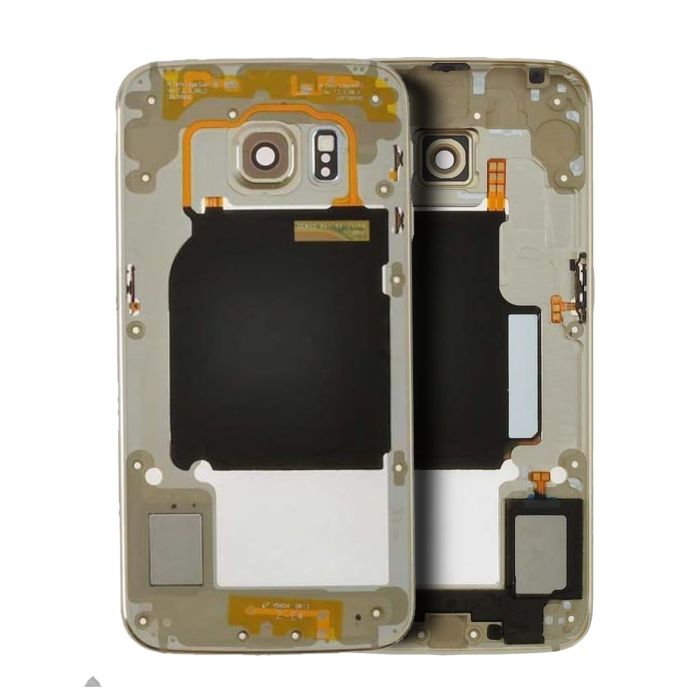 Mittelrahmen für Samsung Galaxy S6 Rand (Service Pack) (Gold Platinum)
