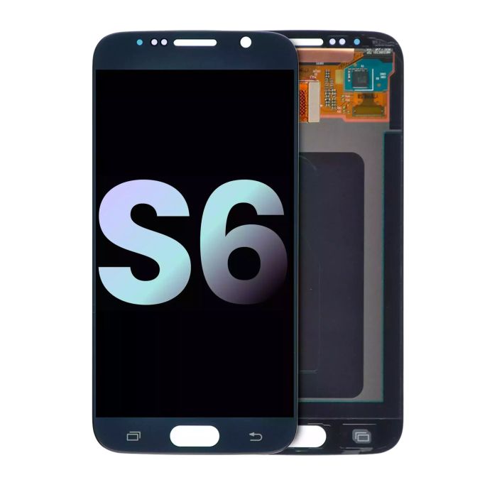 OLED Display ohne Rahmen für Galaxy S6 (Service Pack) (Black Sapphire)