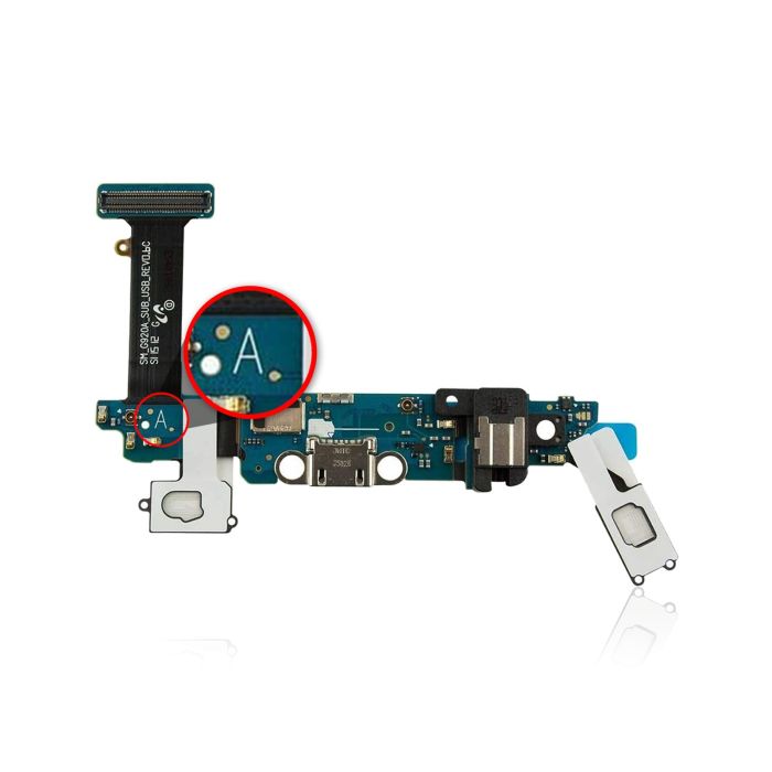 Ladebuchse Flexkabel für Samsung Galaxy S6 (G920A/ G920W8) (AT&T/ Bell Canada)
