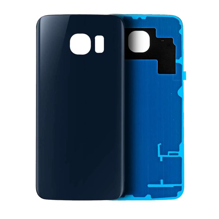 Rückglas für Samsung Galaxy S6 (ohne Logo) (Aftermarket Plus) (Black Sapphire)