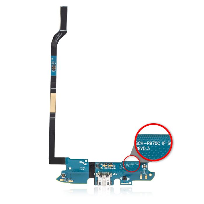 Ladebuchse Flexkabel für Samsung Galaxy S4 (R970) (US Cellular)
