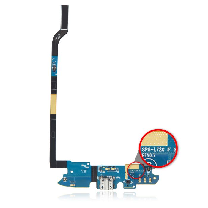 Ladebuchse Flexkabel für Samsung Galaxy S4 (L720) (Sprint)