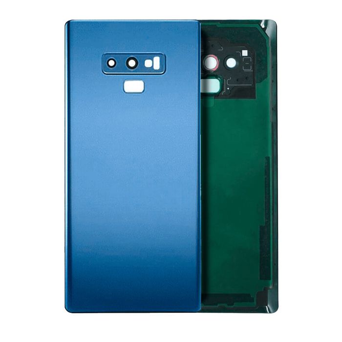 Rückglas mit Kameralinse für Galaxy Note 9 (ohne Logo) (Ocean Blue)