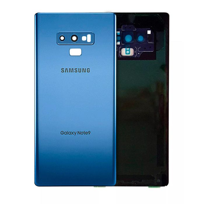 Rückglas mit Kameralinse für Samsung Galaxy Note 9 (Service Pack) (Ocean Blue)