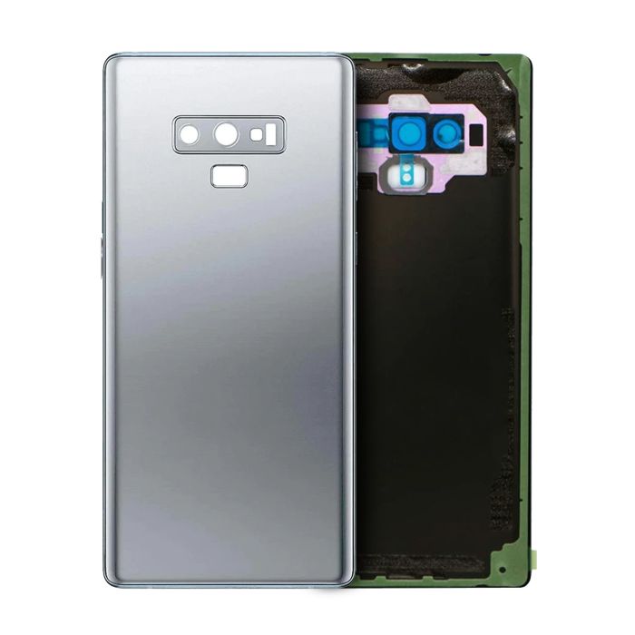 Rückglas mit Kameralinse für Samsung Galaxy Note 9 (Service Pack) (Cloud Silver)