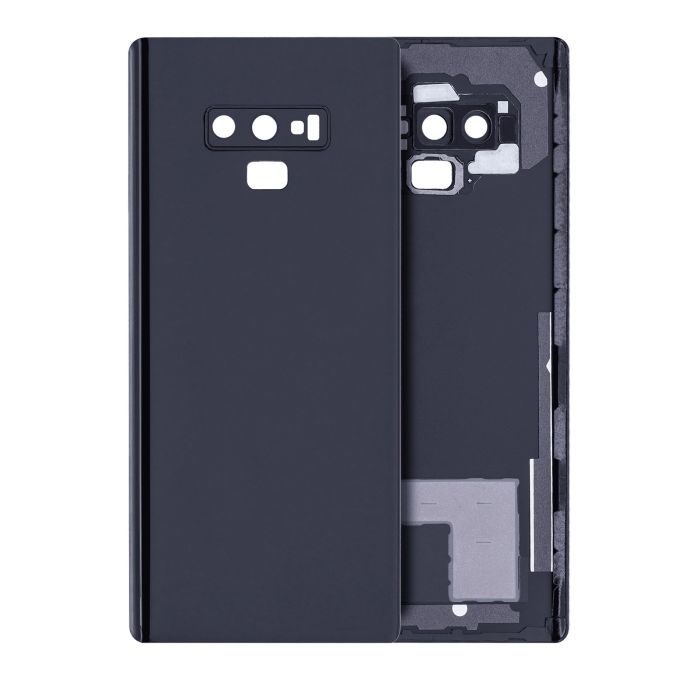 Rückglas mit Kameralinse für Galaxy Note 9 (Service Pack) (Midnight Black)