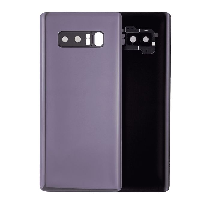 Rückglas mit Kameralinse für Galaxy Note 8 (ohne Logo) (Orchid Gray)