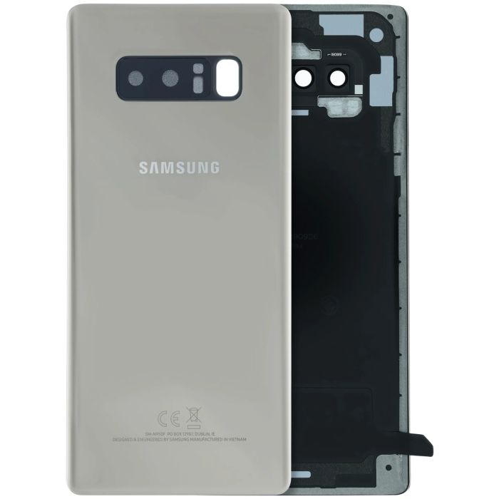 Rückglas mit Kameralinse für Samsung Galaxy Note 8 (Service Pack) (Gold)