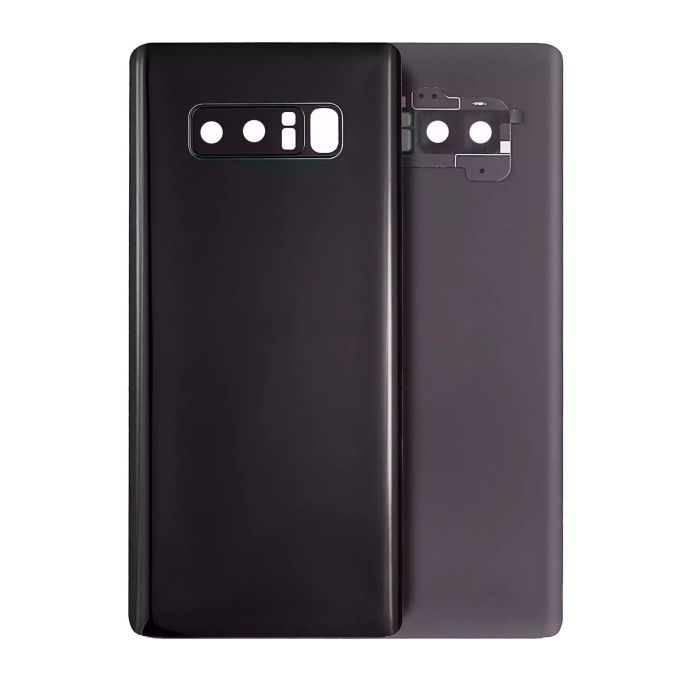 Rückglas mit Kameralinse für Galaxy Note 8 (Service Pack) (Midnight Black)