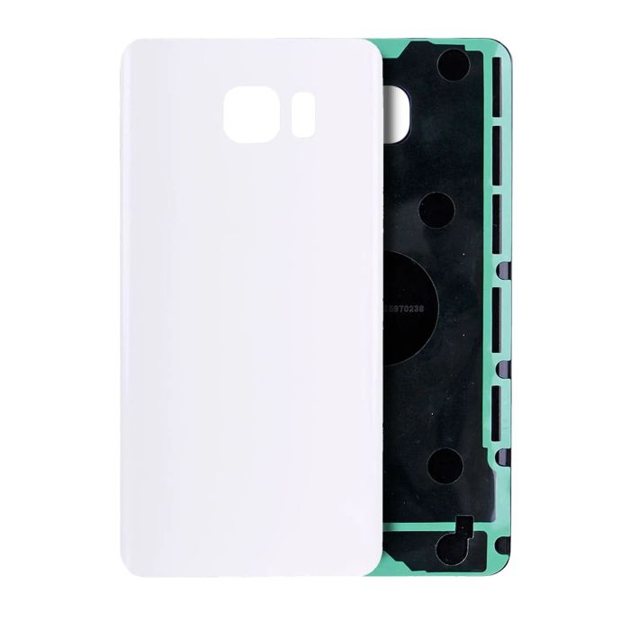 Rückglas für Samsung Galaxy Note 5 (ohne Logo) (Aftermarket Plus) (White Pearl)