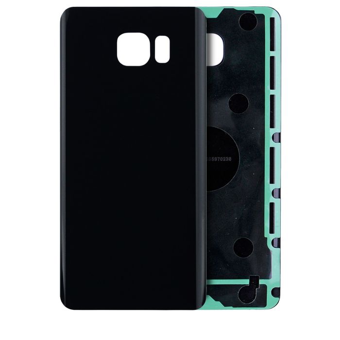 Rückglas für Samsung Galaxy Note 5 (ohne Logo) (Aftermarket Plus) (Schwarz)