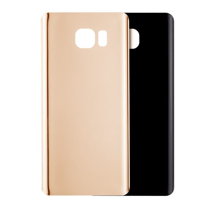 Rückglas für Galaxy Note 5 (ohne Logo) (Aftermarket Plus) (Gold Platinum)