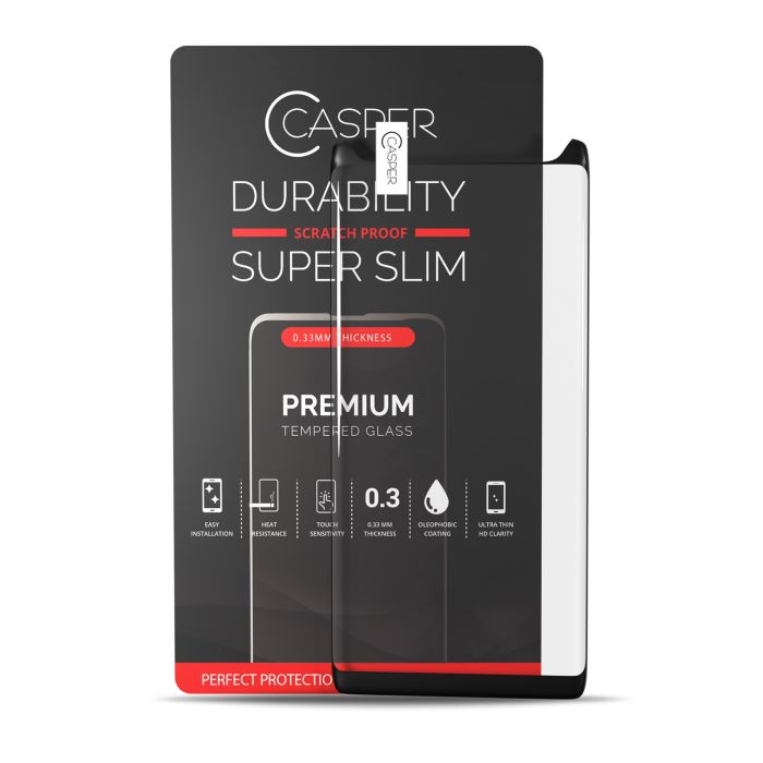 Casper Displayschutzglas für Galaxy Note 8 (Retail-Verpackung) (Transparent)