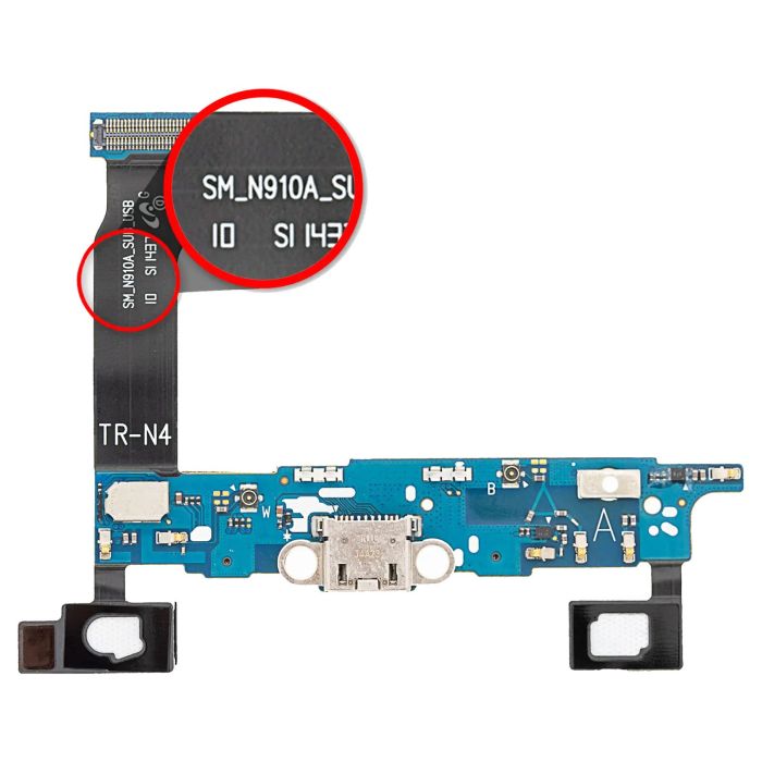 Ladebuchse Flexkabel für Samsung Galaxy Note 4 (N910A) (AT&T)