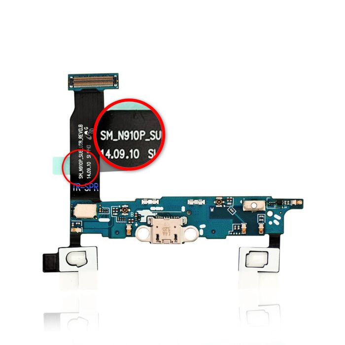 Ladebuchse Flexkabel für Samsung Galaxy Note 4 (N910P) (Sprint)
