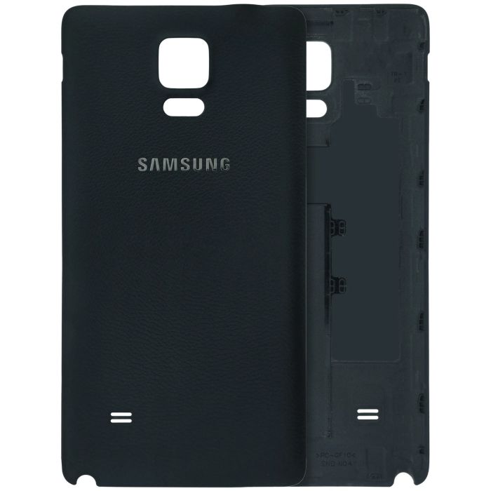 Rückseite Abdeckung für Samsung Galaxy Note 4 (Service Pack) (Schwarz)