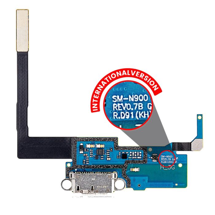 Ladebuchse Flexkabel für Galaxy Note 3 (N900/ N9002) (Internationale Version)