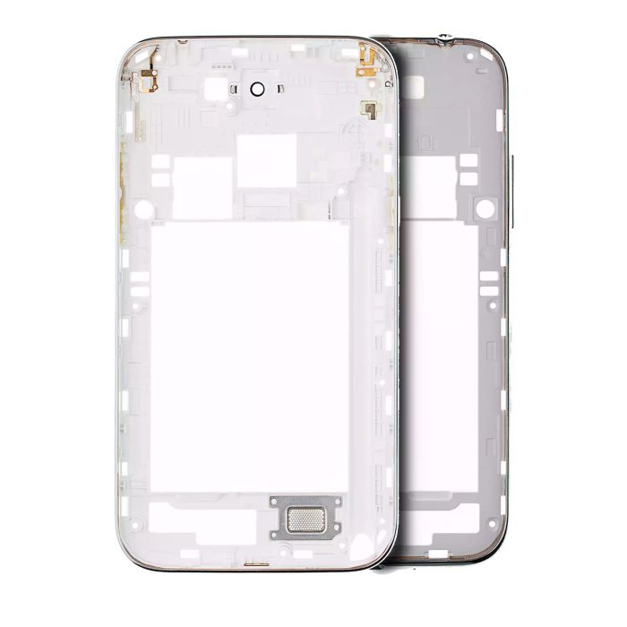 Mittelrahmen für Samsung Galaxy Note 2 (mit Kleinteilen) (Weiß)