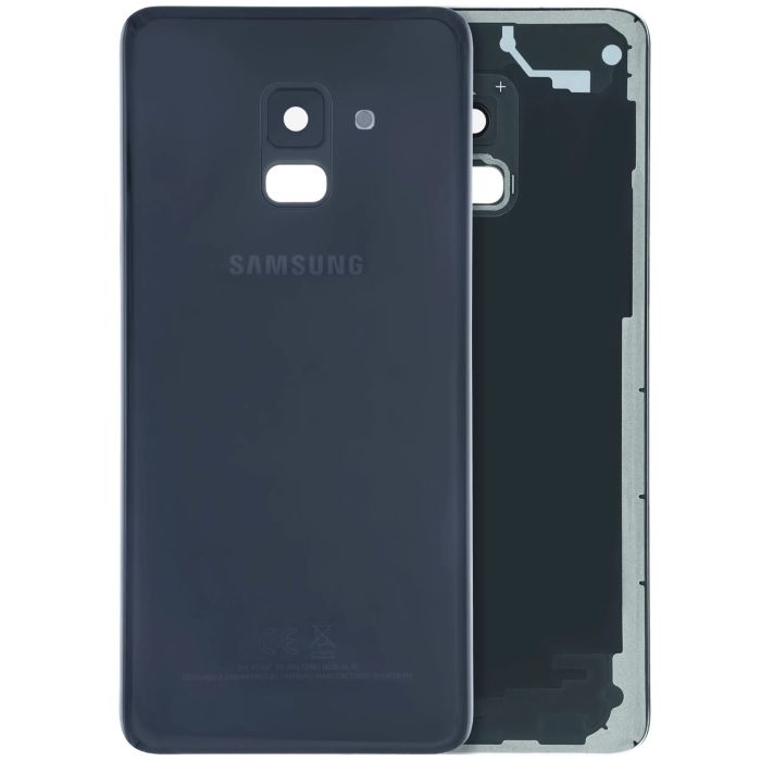 Rückglas für Samsung Galaxy A8 (A530/ 2018) (Service Pack) (Schwarz)
