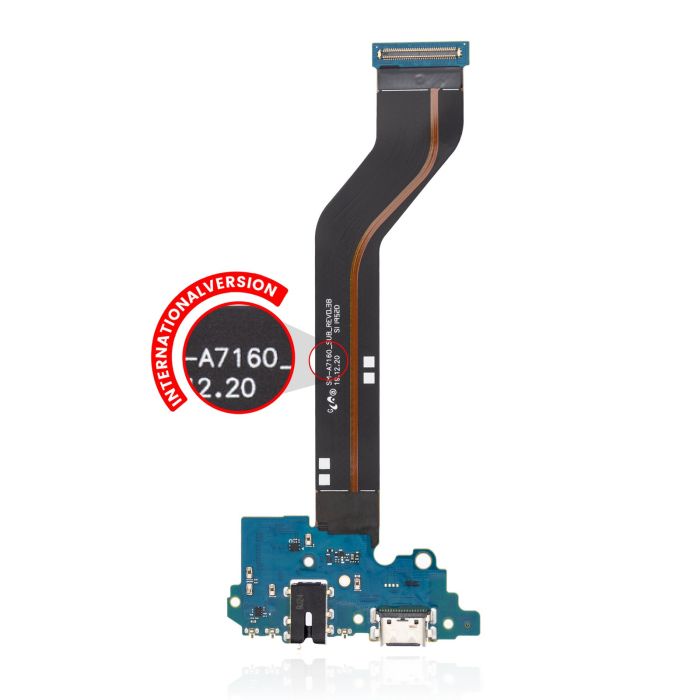 Ladebuchse mit Kopfhörerbuchse für Galaxy A71 5G (A716B/ A7160/ 2020)