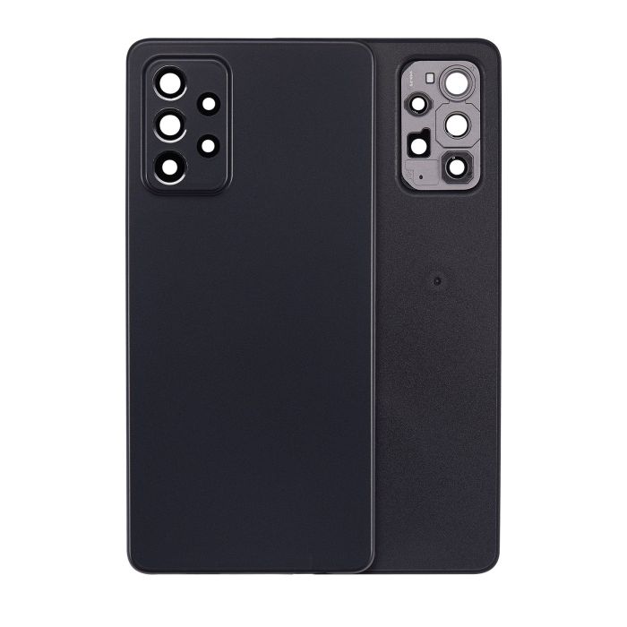 Rückglas für Samsung Galaxy A72 (A725/ 2021) (Aftermarket Plus) (Awesome Black)
