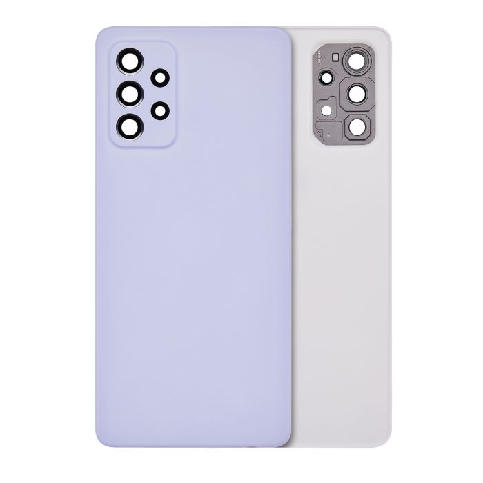 Rückglas mit Kameralinse für Samsung Galaxy A72 (Service Pack) (Violet)
