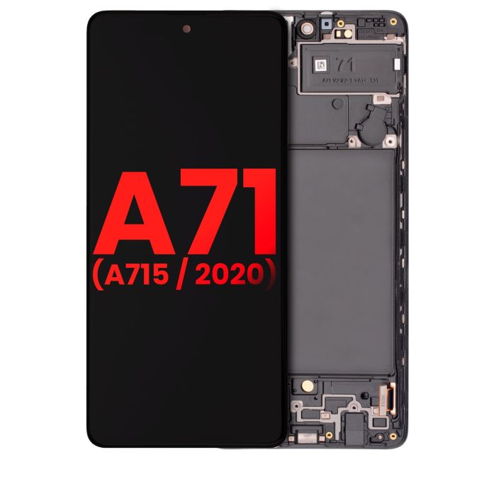 OLED Display mit Rahmen für Galaxy A71 (A715/ 2020) (All Colors)