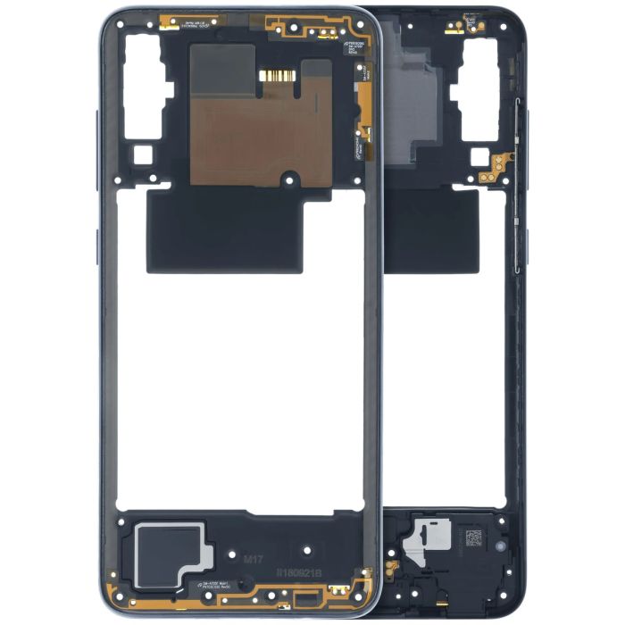 Mittelrahmen für Samsung Galaxy A70 (A705) (Service Pack) (Schwarz)