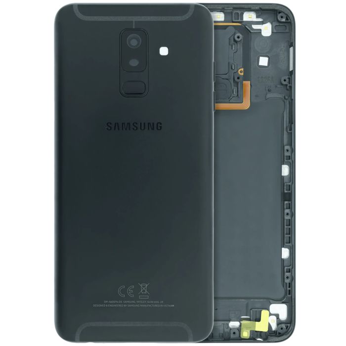 Rückseite Abdeckung für Galaxy A6 Plus (A605/ 2018) (Service Pack) (Schwarz)