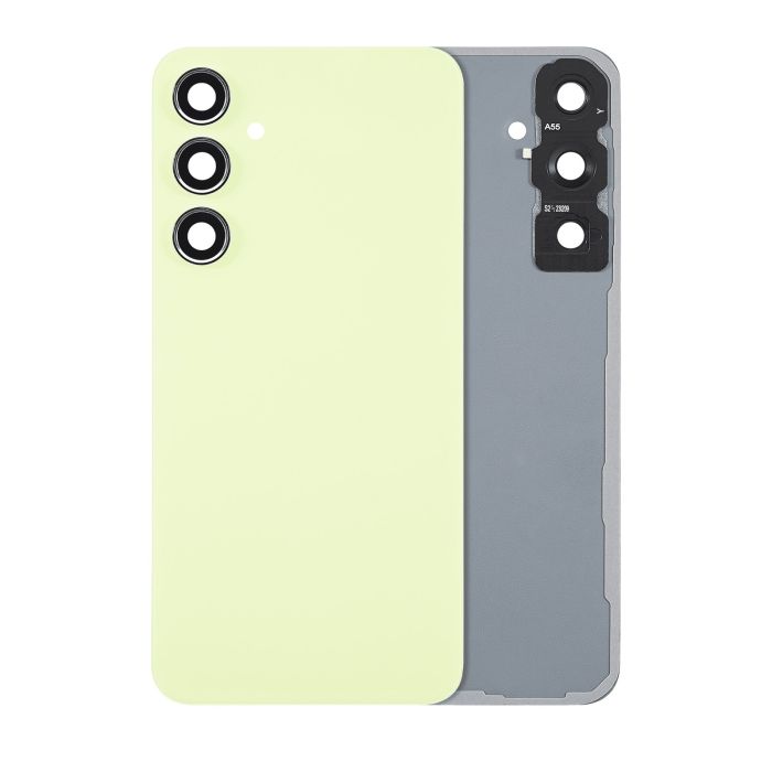 Rückglas mit Kameralinse für Galaxy A55 5G (A556/ 2024) (ohne Logo) (Lemon)