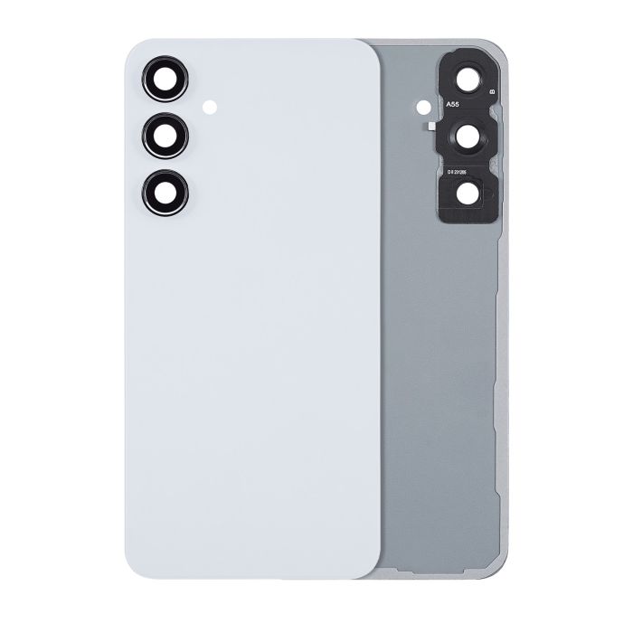 Rückglas mit Kameralinse für Galaxy A55 5G (A556/ 2024) (ohne Logo) (Iceblue)