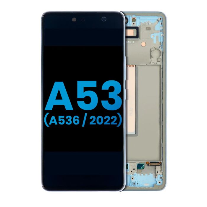 LCD Display mit Rahmen für Galaxy A53 5G (A536/ 2022)