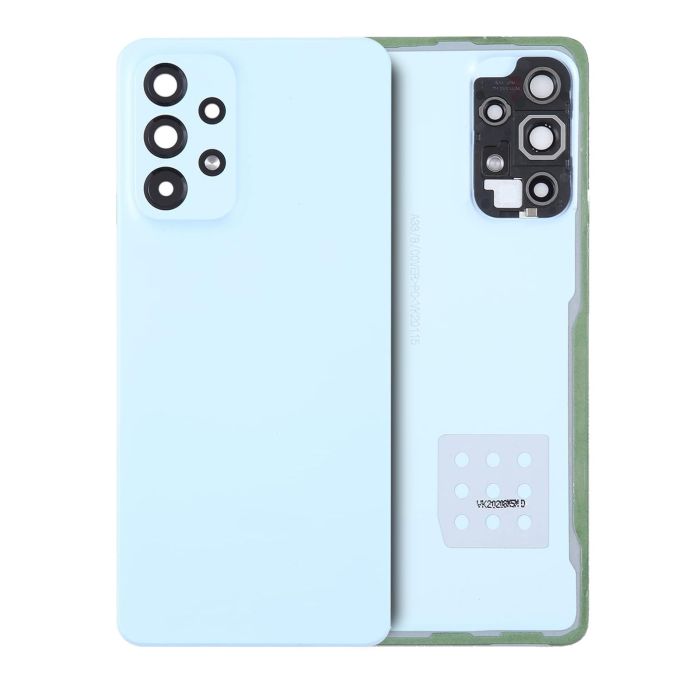 Rückglas mit Kameralinse für Samsung Galaxy A53 (Service Pack) (Blau)