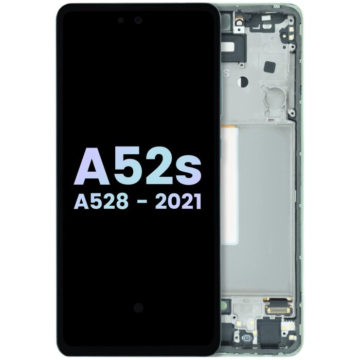 OLED Display mit Rahmen für Galaxy A52s 5G (A528/ 2021) (Service Pack)