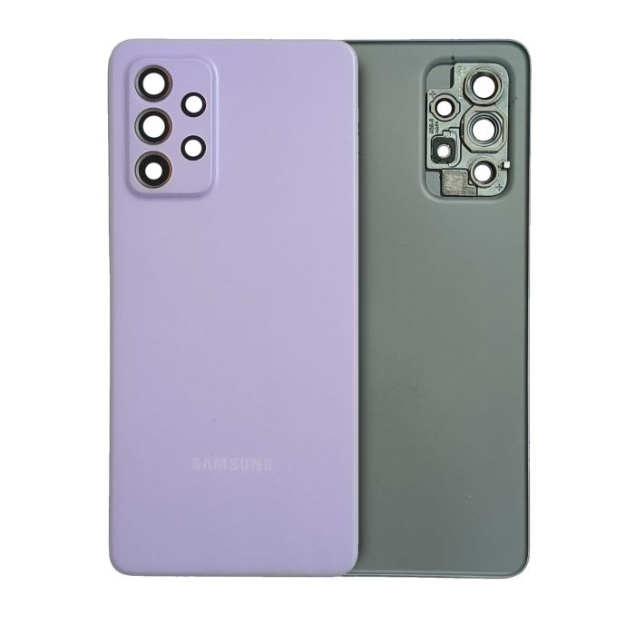 Rückglas mit Kameralinse für Samsung Galaxy A52 (Service Pack) (Awesome Violet)
