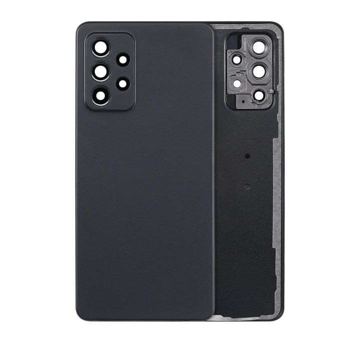 Rückglas mit Kameralinse für Galaxy A52 4G (A525/ 2021) (Schwarz)