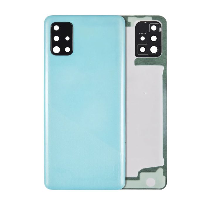 Rückglas mit Kameralinse für Galaxy A51 4G (Service Pack) (Prism Crush Blue)