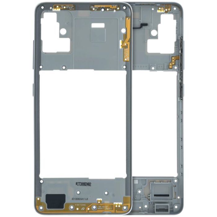 Mittelrahmen für Samsung Galaxy A51 (A515) (Service Pack) (Weiß)