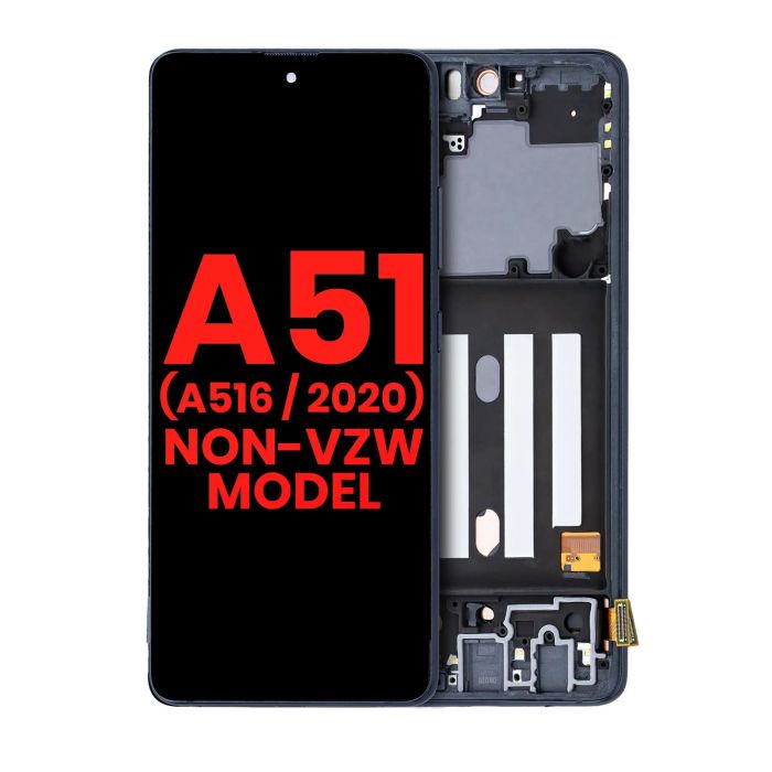 OLED Display mit Rahmen für Galaxy A51 5G (A516/ 2020)