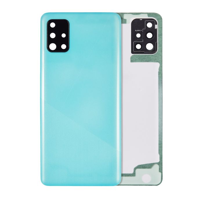 Rückglas mit Kameralinse für Samsung Galaxy A51 (Service Pack) (Blau)