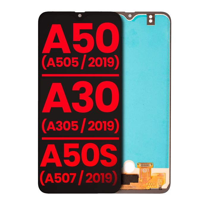 OLED Display ohne Rahmen (mit Fingerabdruck Sensor) für Galaxy A50