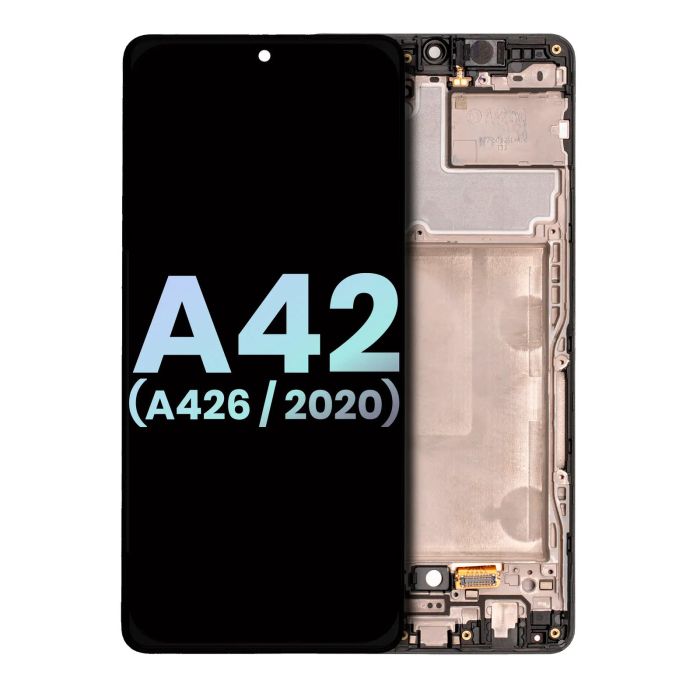 OLED Display mit Rahmen für Galaxy A42 5G (A426/ 2020) (Service Pack)