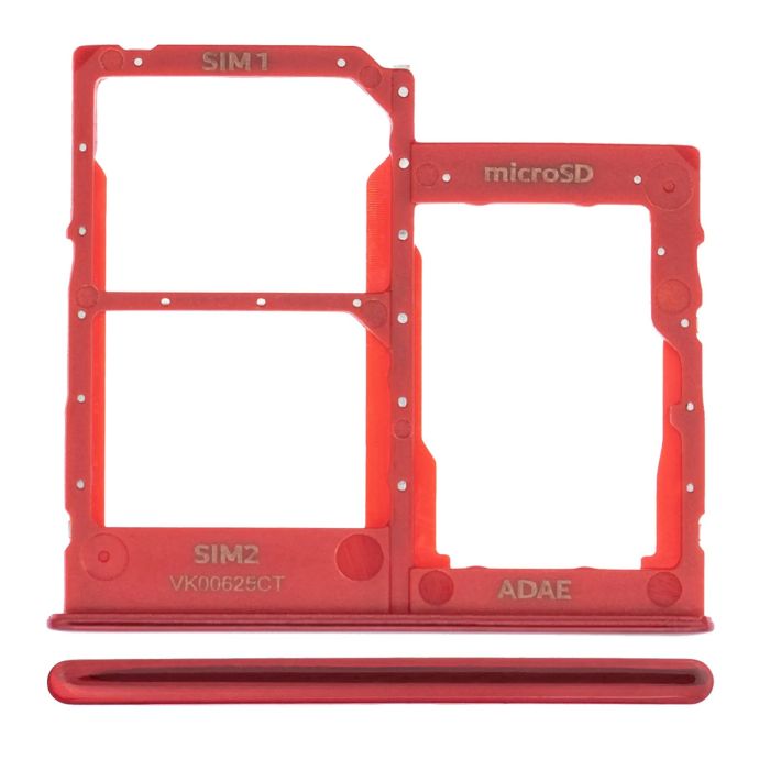 SIM-Kartenschacht Dual für Samsung Galaxy A41 (A415/ 2020) (Prism Crush Red)