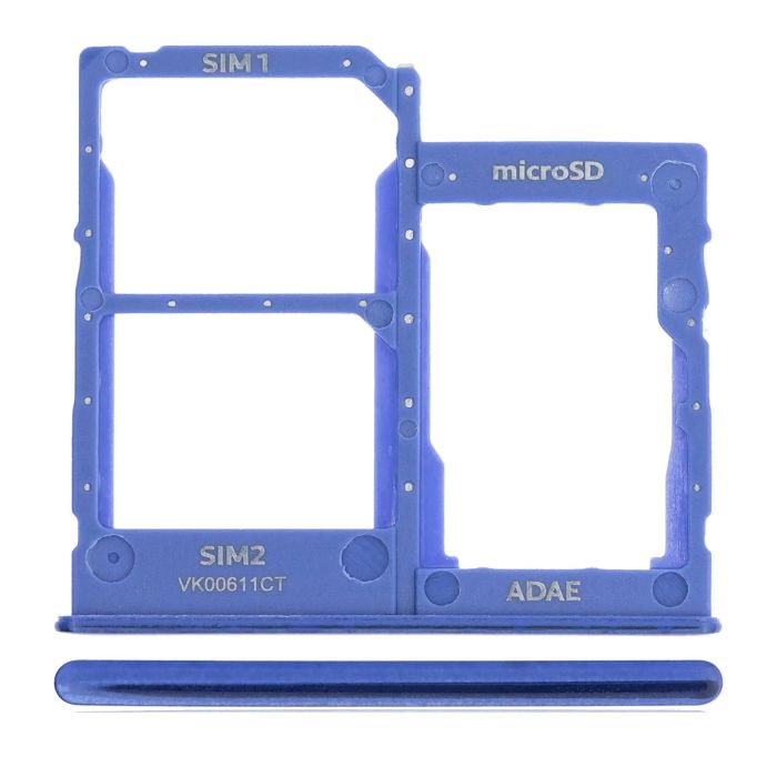 SIM-Kartenschacht Dual für Samsung Galaxy A41 (A415/ 2020) (Prism Crush Blue)
