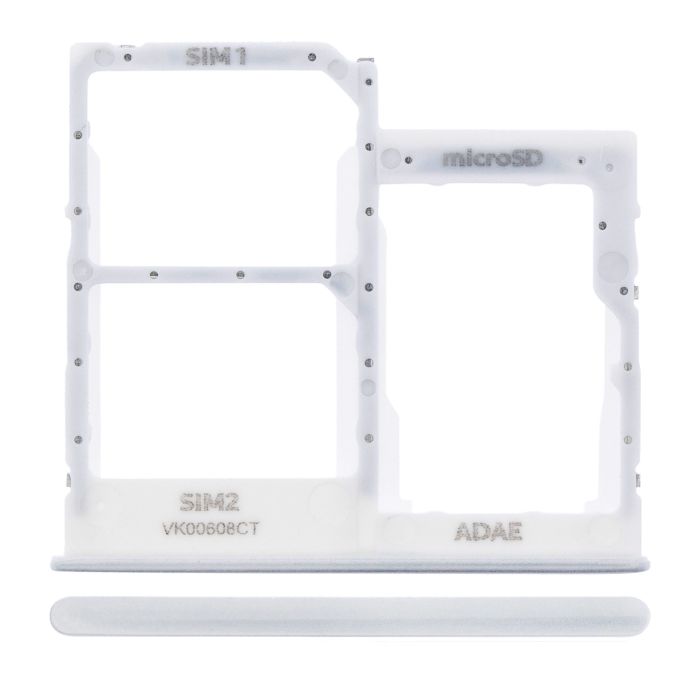SIM-Kartenschacht Dual für Samsung Galaxy A41 (A415/ 2020) (Prism Crush Silver)