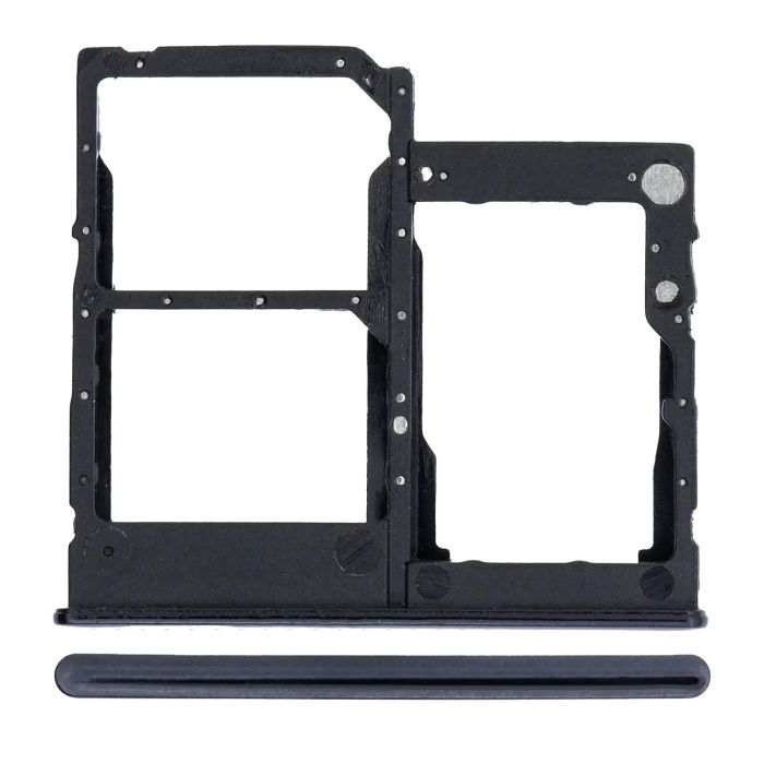 SIM-Kartenschacht Dual für Samsung Galaxy A41 (A415/ 2020) (Prism Crush Black)