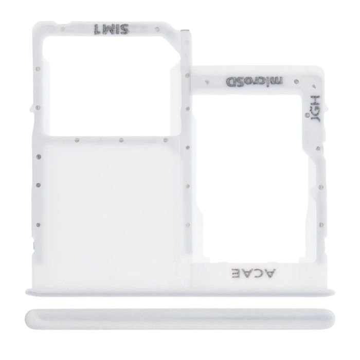 SIM-Kartenschacht Single für Galaxy A41 (A415/ 2020) (Prism Crush Silver)